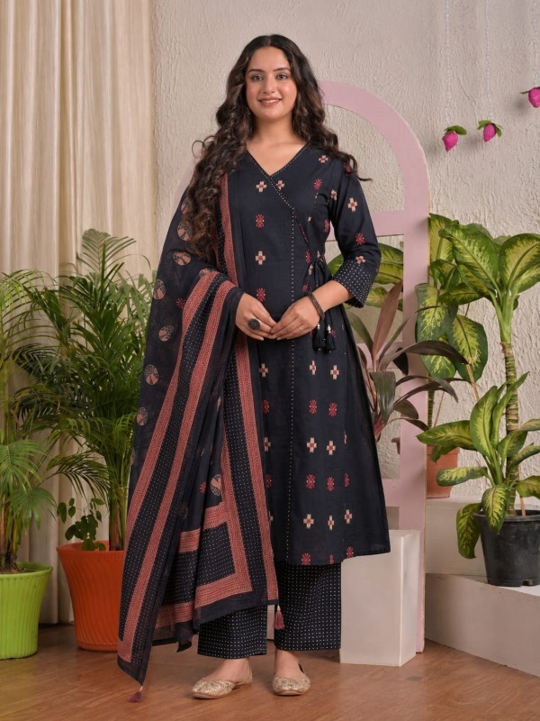 Heritage Angrakha Dupatta Set