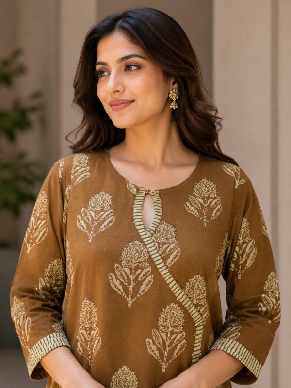 Vruksha Angrakha Dupatta Set