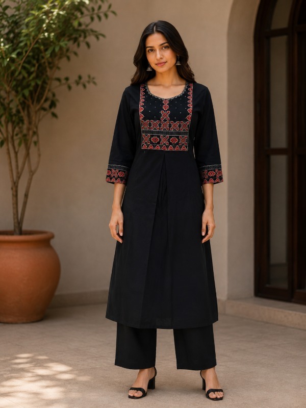 Gulkar Geometry Kurta Set