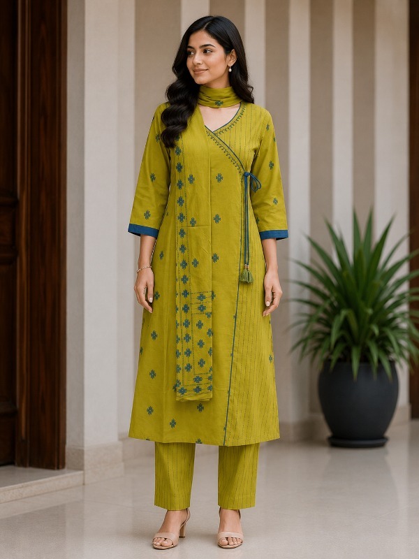 Wrapline Angrakha Dupatta Set