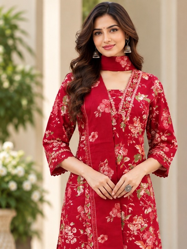Gulshan Jaal Dupatta Set