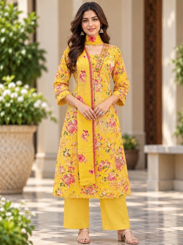 Gulshan Jaal Dupatta Set
