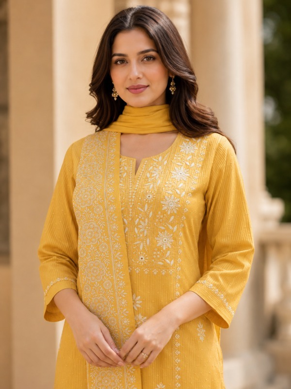 Chitralekha Kurta Pant Dupatta Set