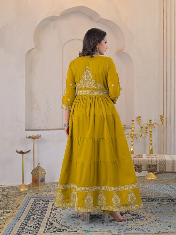 DESI TWIRL kurta Pant Dupatta set