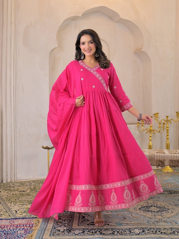 DESI TWIRL kurta Pant Dupatta set