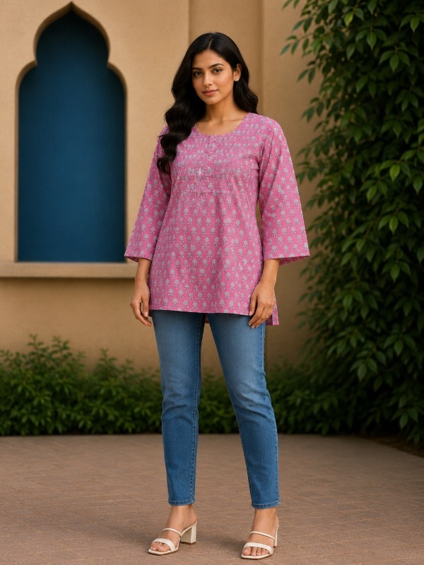 Garden Pleats Short Top