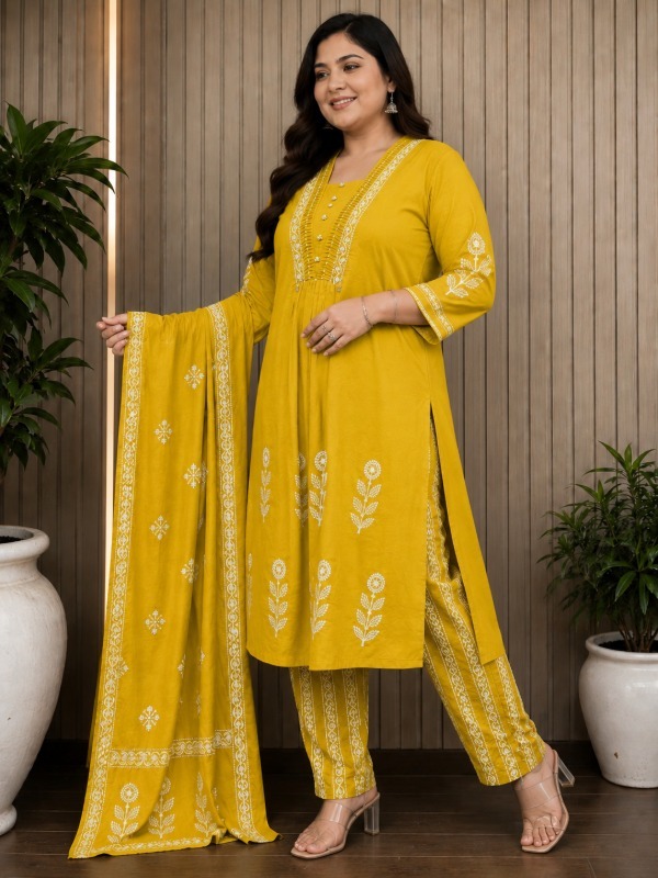 Phool Jharoka Dupatta Set