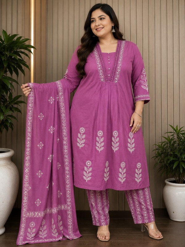 Phool Jharoka Dupatta Set