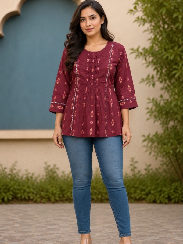 Printex pearl Short Top