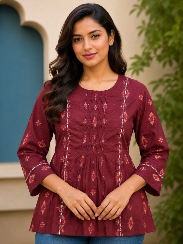 Printex pearl Short Top