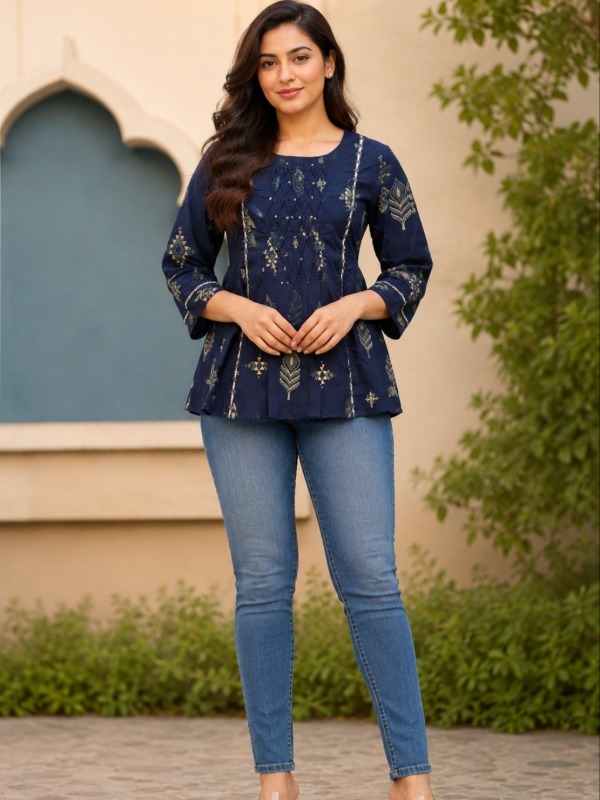 Printex pearl Short Top