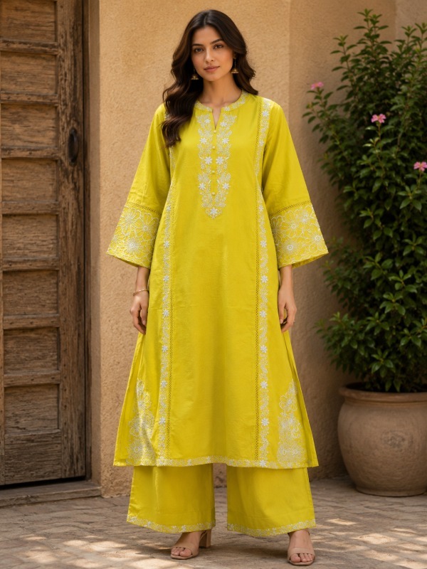 Sunshine Bloom Dupatta Set