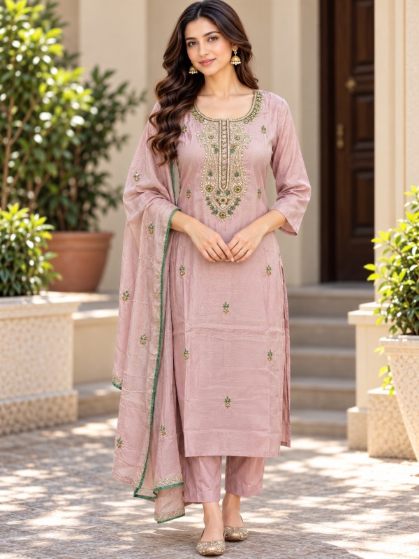 Aarohi Boota Dupatta Set