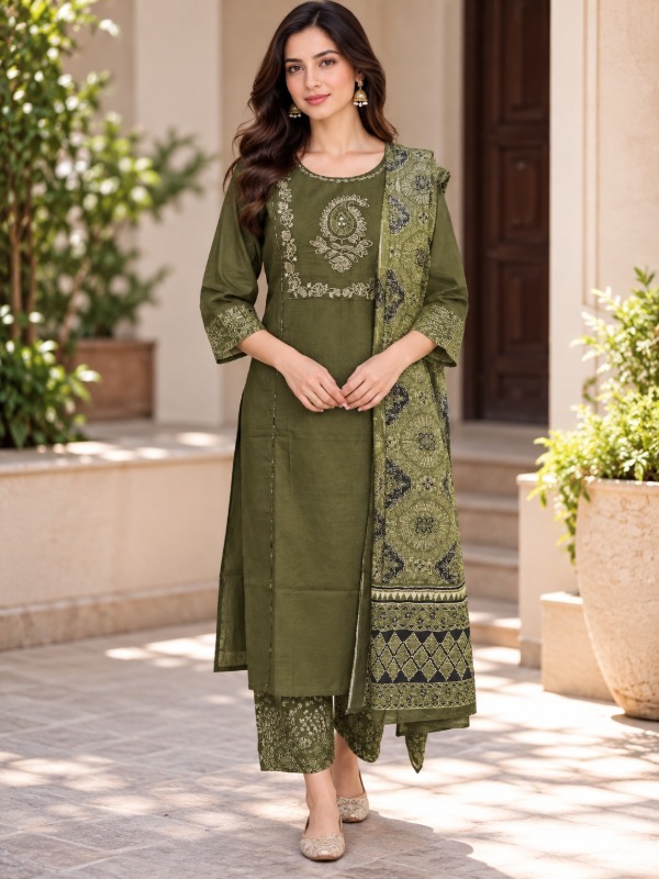 Avni Rekha Dupatta Set