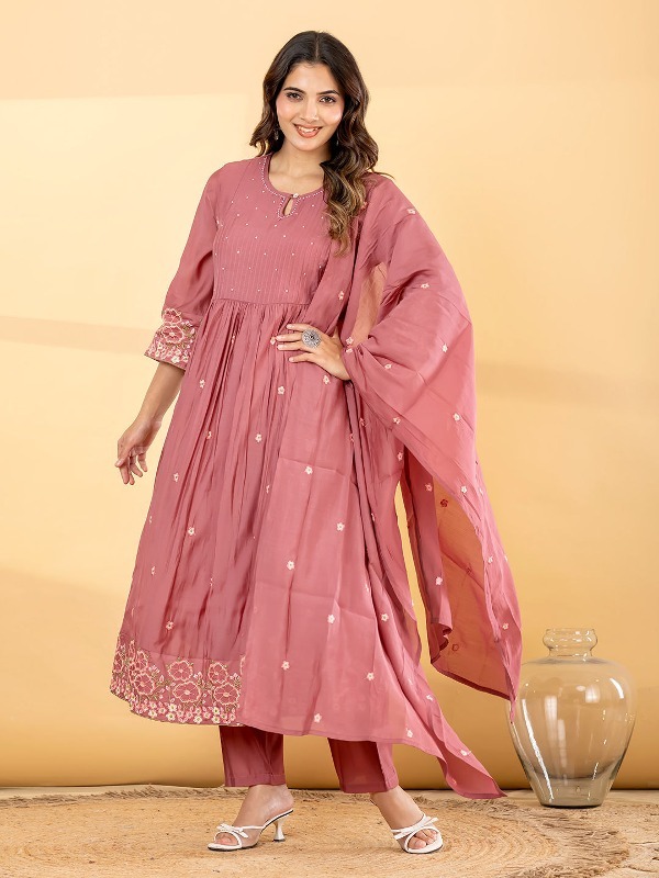 Kusum Gul Dupatta Set
