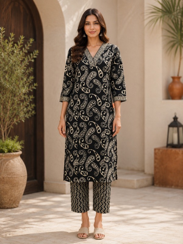 Royal Paisley Kurta Set