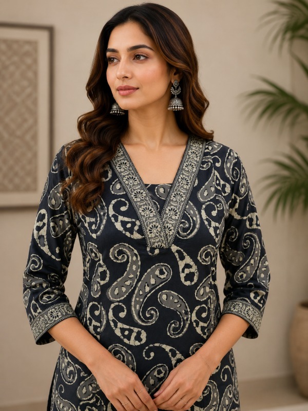 Royal Paisley Kurta Set