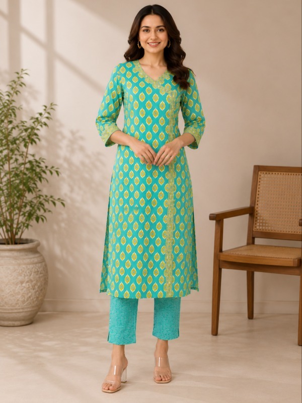 Meher Angrakha Kurta Set