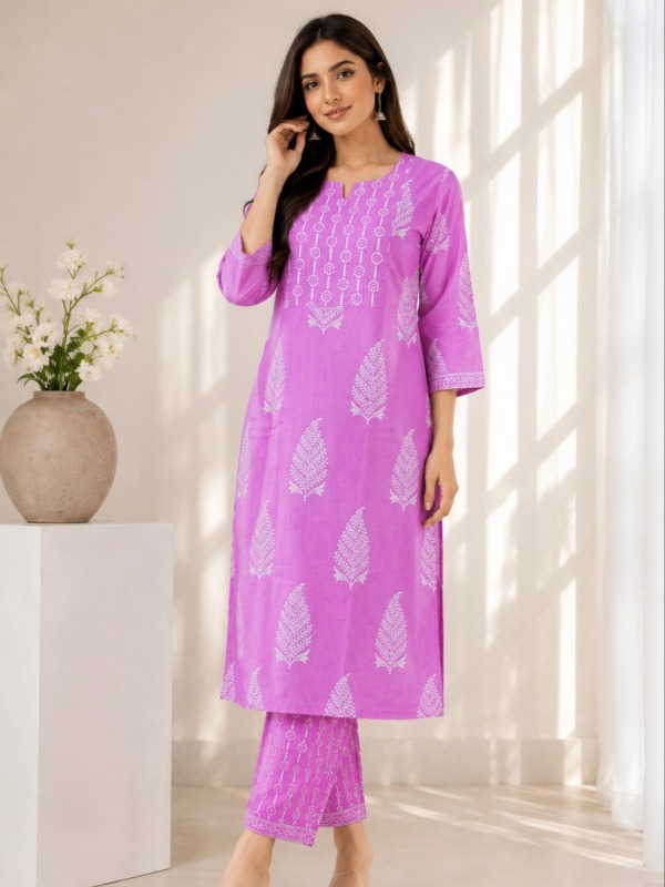 FLORAL WHISPER KURTA SET
