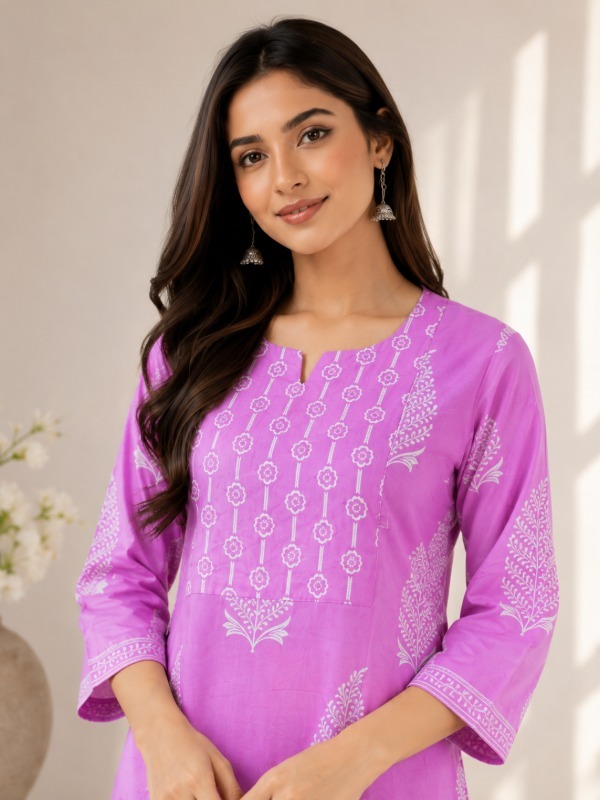 FLORAL WHISPER KURTA SET