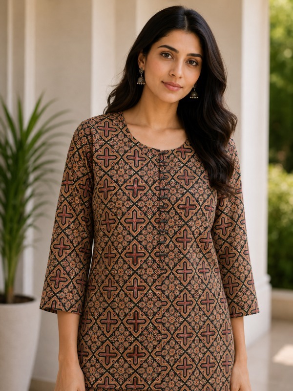 Vincia Heritage Cross Print cord-set