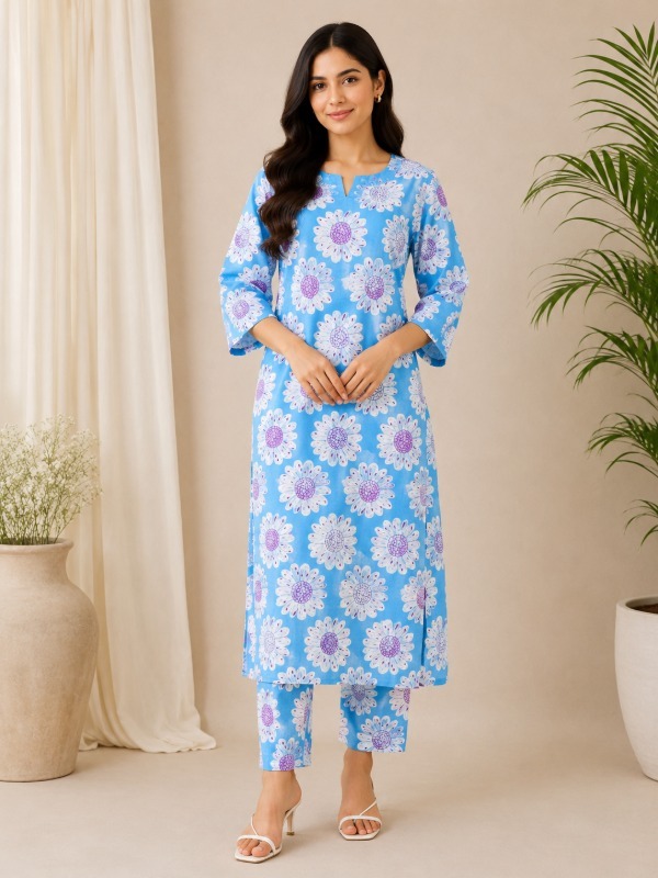 Summer Sky Kurta Set