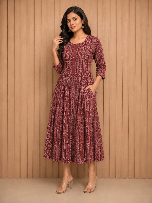 Artisan Stripe Pocket Frock