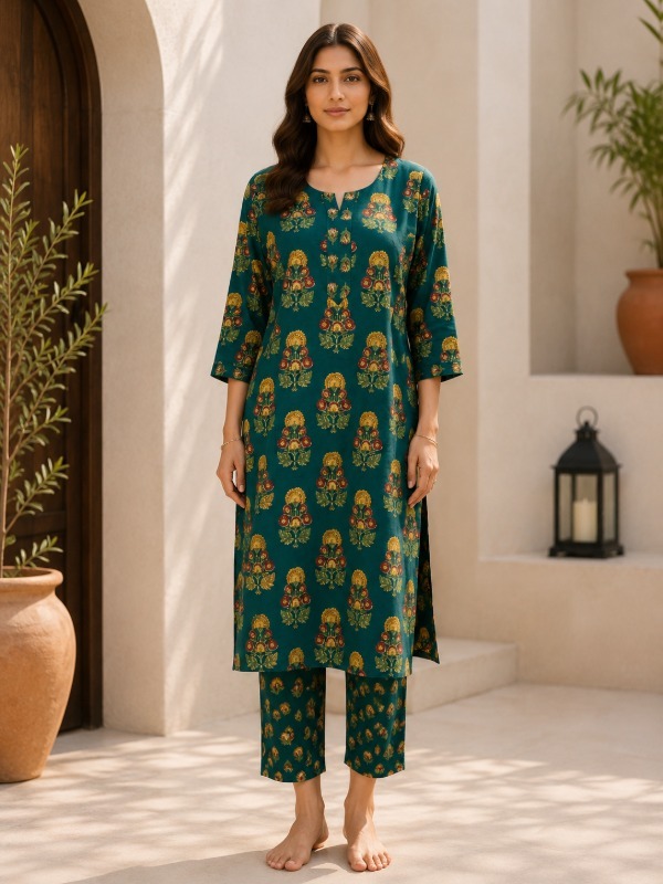 Royal Garden Kurta Set