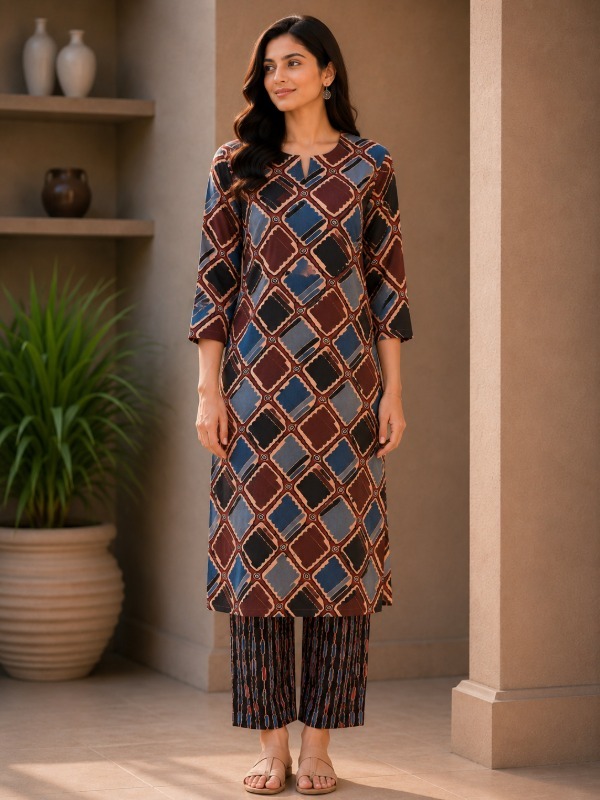 Tile Theory Kurta & Pant Set