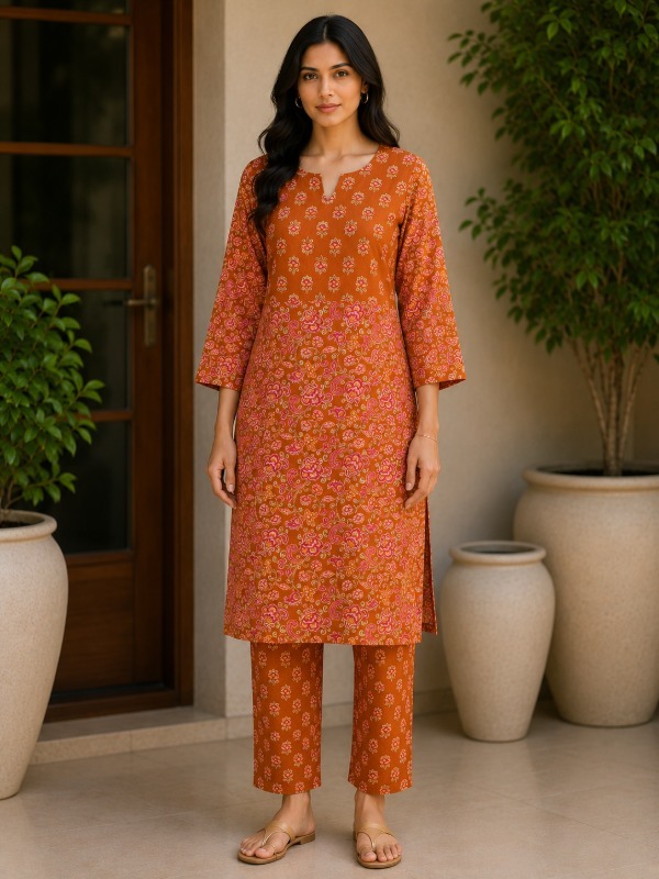 Paisley Charm Kurta & Pant set