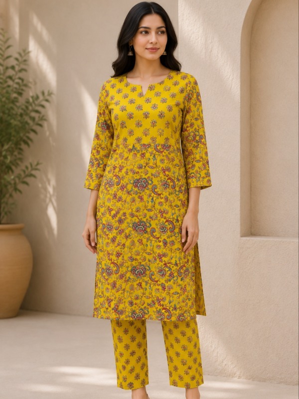 Paisley Charm Kurta & Pant set