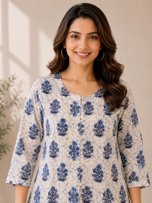 Classic Indigo Floral