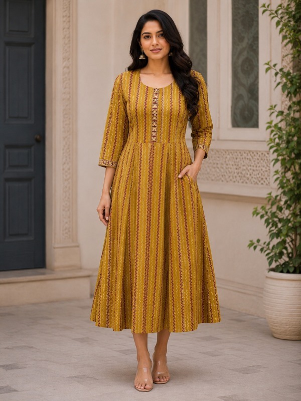 Tribal Stripe Pocket frock