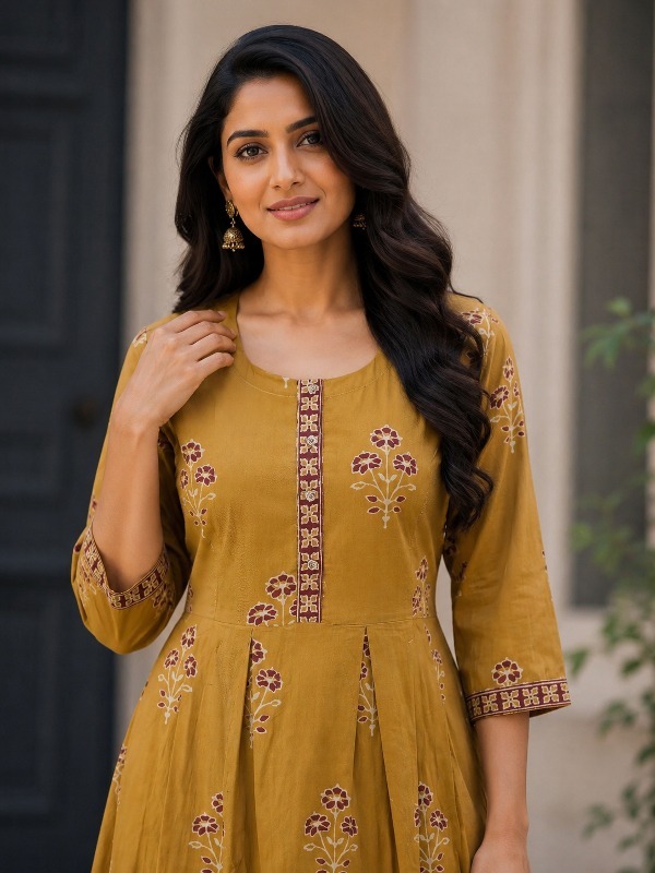 Marigold Charm Pocket Frock