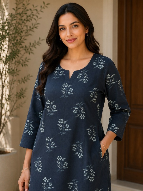 Push Bel A-line pocket Kurta