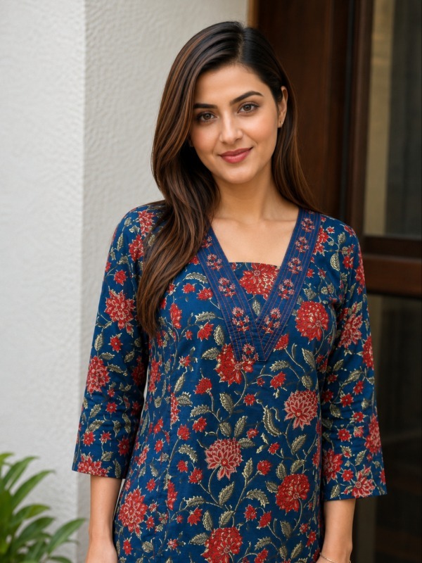 Neel Raga Kurta & Pant Set
