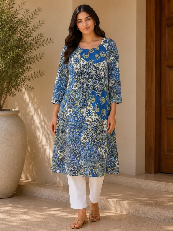 Mosaic printed Kurta