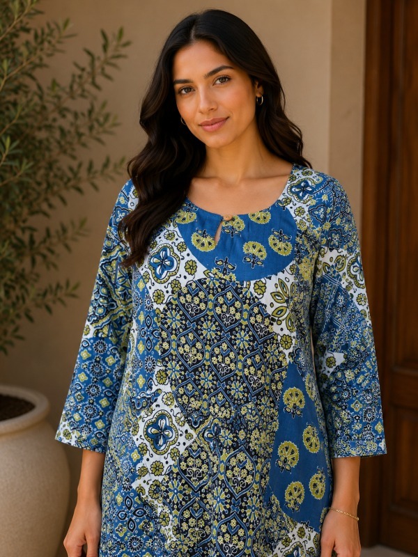 Mosaic printed Kurta