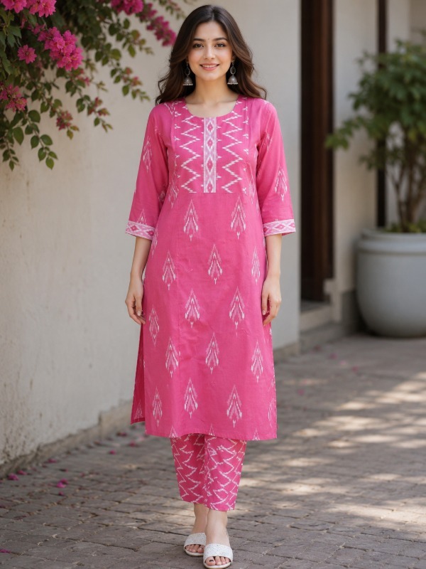 Roselle Ikat Charm