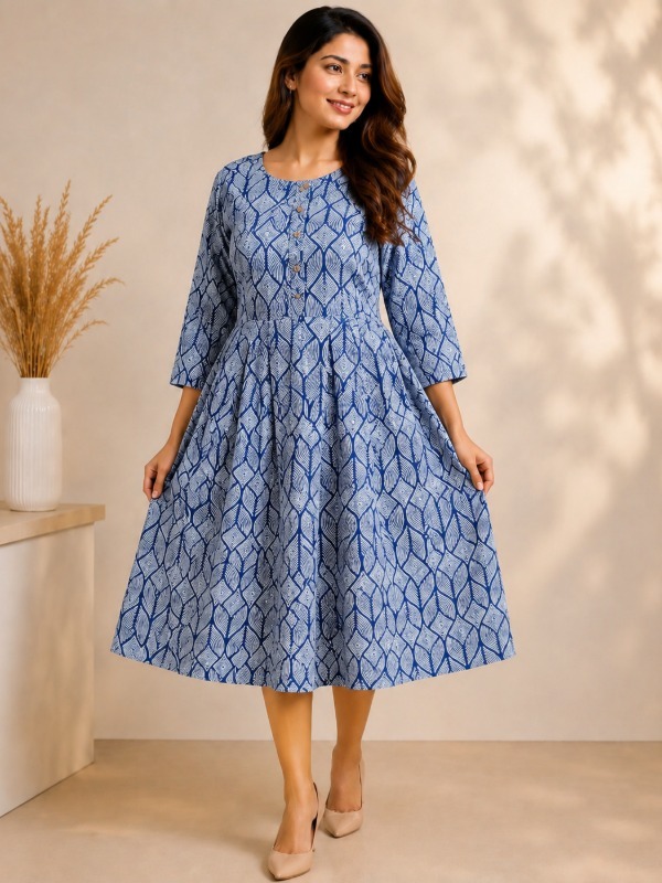 Indigo Trails Dress