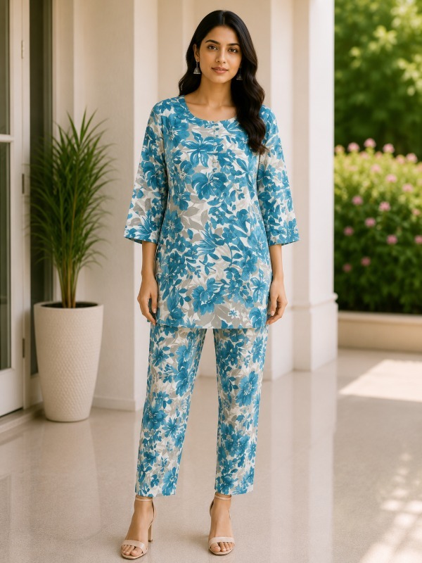 Vincia Floral Print Cord-set
