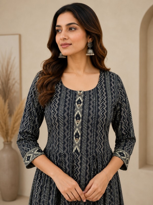Leheriya Saaz Pocket Frock