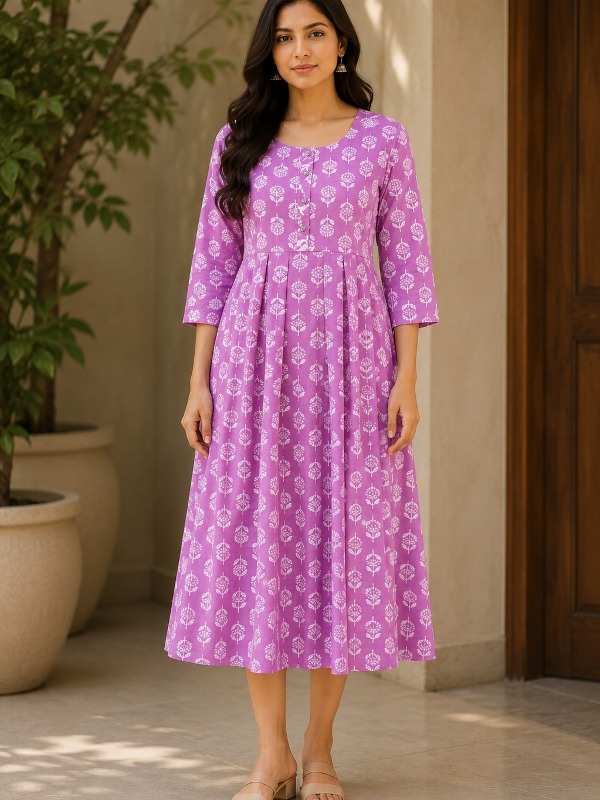 Phool Vaani Printed Pocket Frock