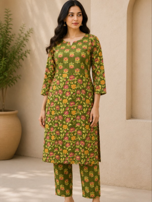 Bagicha Booti kurta & pant set