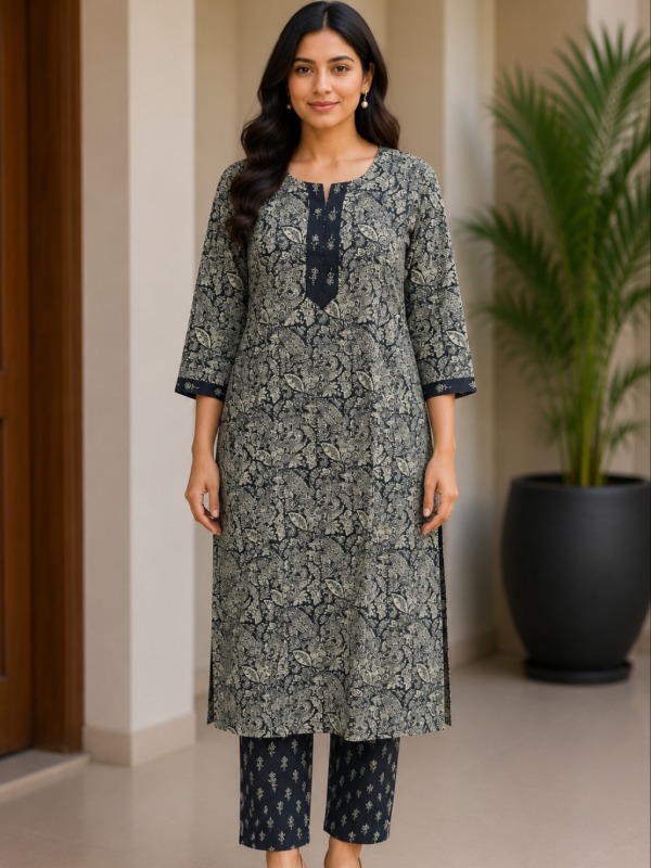 Ivory Charm Kurta & Pant Set