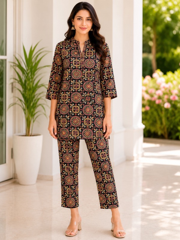 Vincia Ajrakh Mandala Cord-set