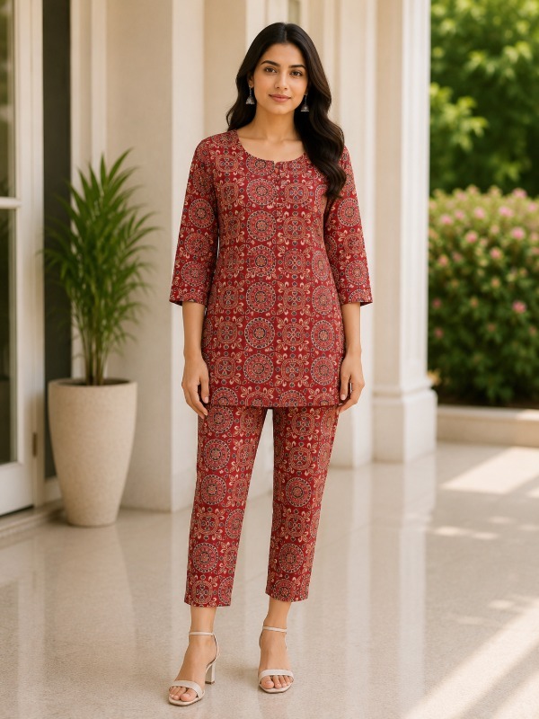 Vincia Ajrakh Mandala Cord-set