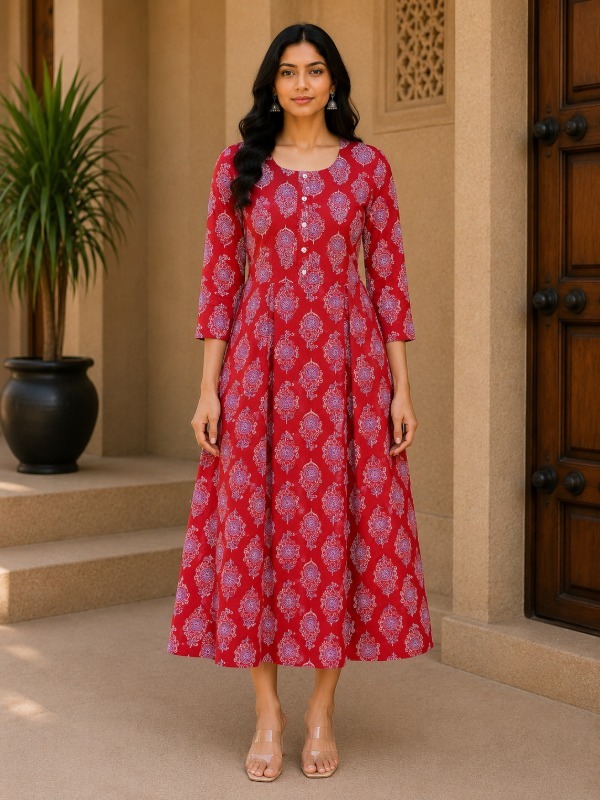 Shahi Paisley Printed Kurta