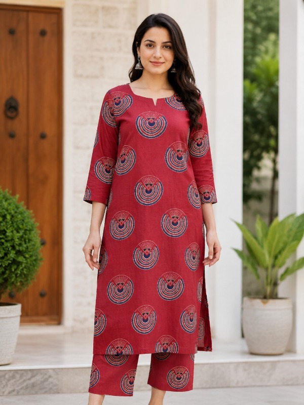 Vincia Aura circle printed kurta