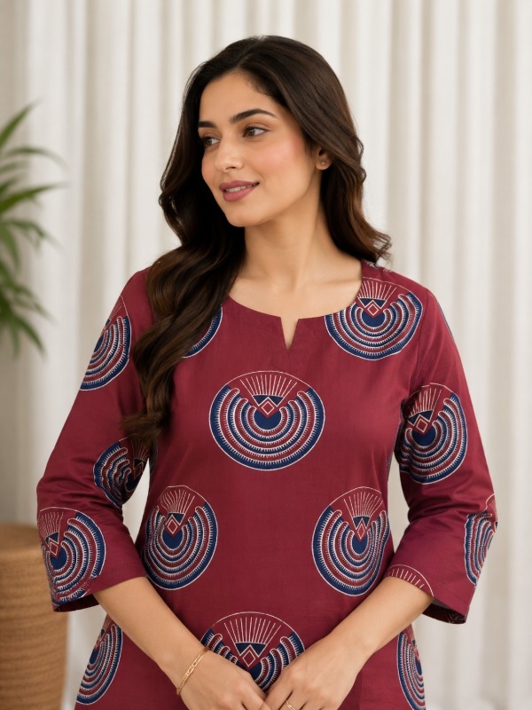 Vincia Aura circle printed kurta